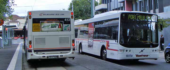 Westrans Volvo B7RLE Volgren 125 & Melbourne Bus Link Scania Volgren 412